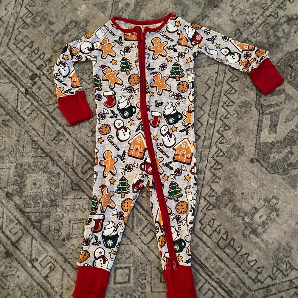 Little Sleepies Christmas Cookies PJs